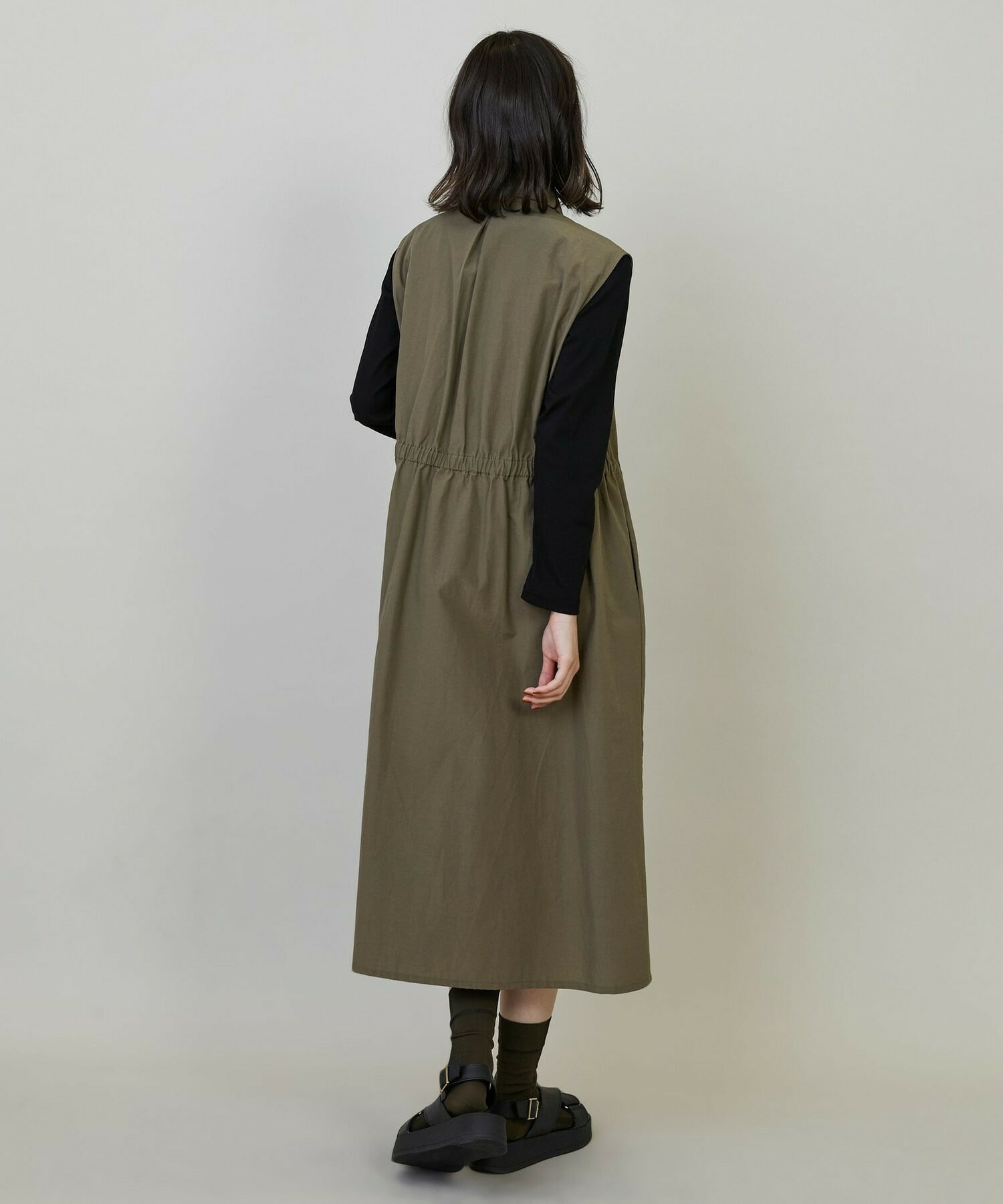 【L'EQUIPE】強撚フライス&チュールカットソー 詳細画像 オフホワイト 5