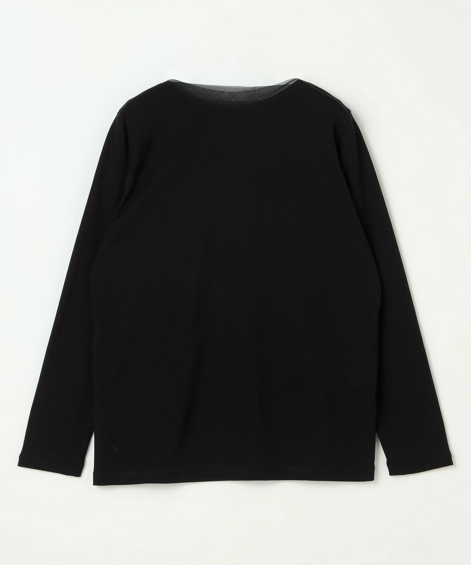 【L'EQUIPE】強撚フライス&チュールカットソー 詳細画像 オフホワイト 9