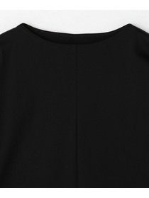 【L'EQUIPE】ペーパーライクトリコットドレープカットソー 詳細画像 ブラック 10