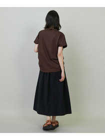 【L'EQUIPE】ペーパーライクトリコットドレープカットソー 詳細画像 ブラック 4