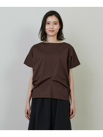 【L'EQUIPE】ペーパーライクトリコットドレープカットソー 詳細画像 ブラック 5