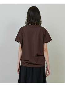 【L'EQUIPE】ペーパーライクトリコットドレープカットソー 詳細画像 ブラック 7