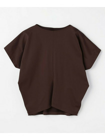 【L'EQUIPE】ペーパーライクトリコットドレープカットソー 詳細画像 ブラック 8