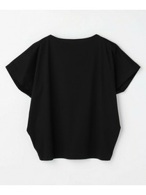 【L'EQUIPE】ペーパーライクトリコットドレープカットソー 詳細画像 ブラック 9