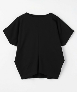 【L'EQUIPE】ペーパーライクトリコットドレープカットソー 詳細画像 ブラック 1