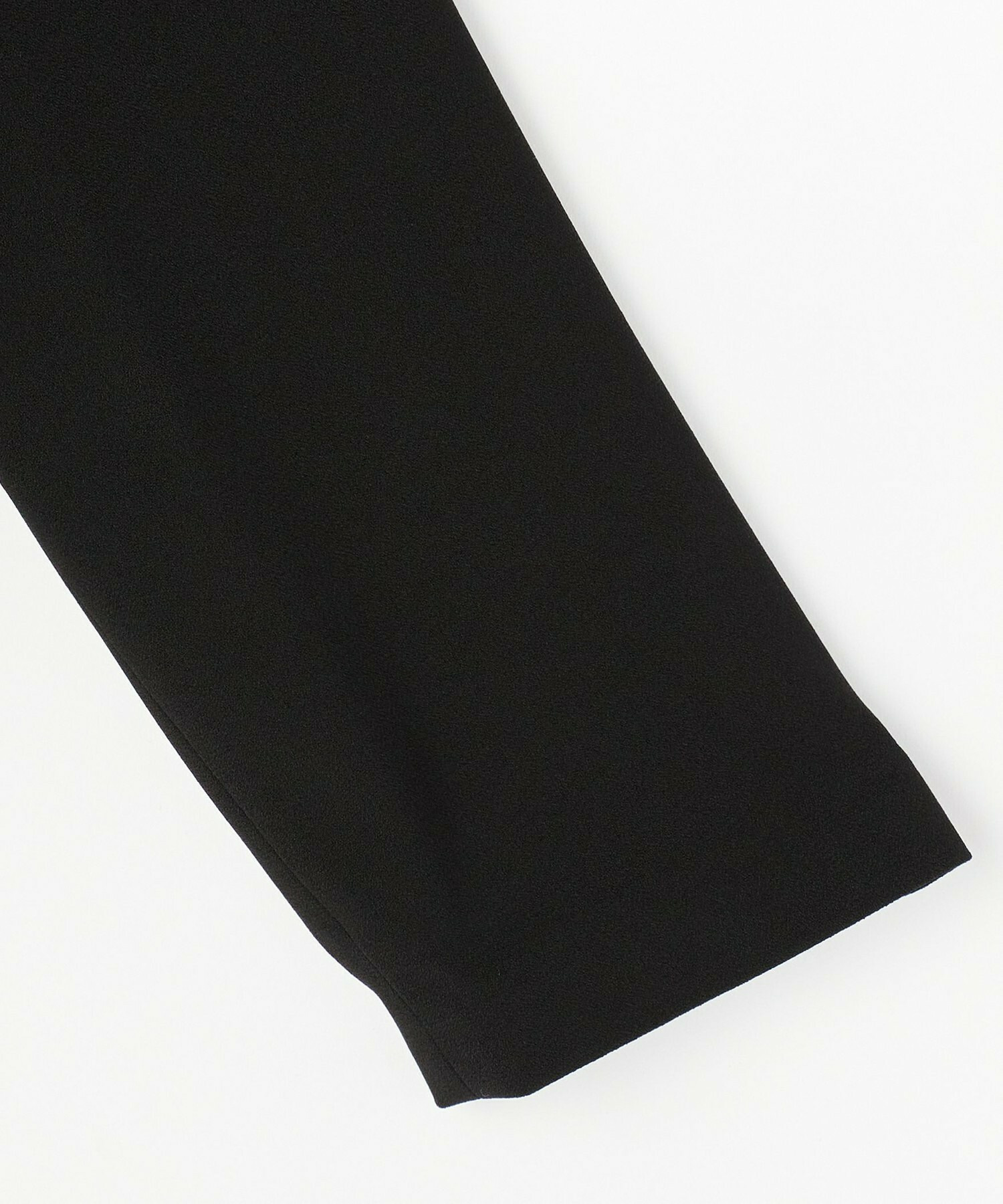 【L'EQUIPE】バックサテンノーカラージャケット 詳細画像 ブラック 3