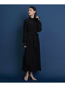 【COUTURIER】シルクデシン16匁ワンピース 詳細画像 ブラック 1