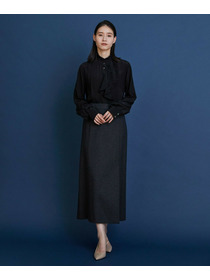 【COUTURIER】シルクデシン16匁ブラウス 詳細画像 ブラック 1