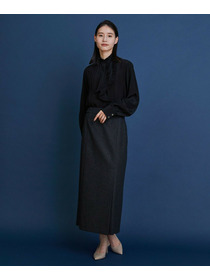 【COUTURIER】シルクデシン16匁ブラウス 詳細画像 ブラック 4