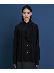 【COUTURIER】シルクデシン16匁ブラウス 詳細画像 ブラック 7