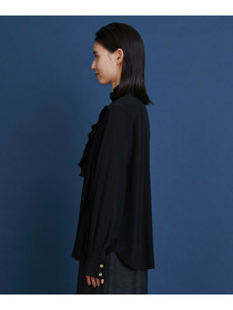 【COUTURIER】シルクデシン16匁ブラウス 詳細画像 ブラック 8