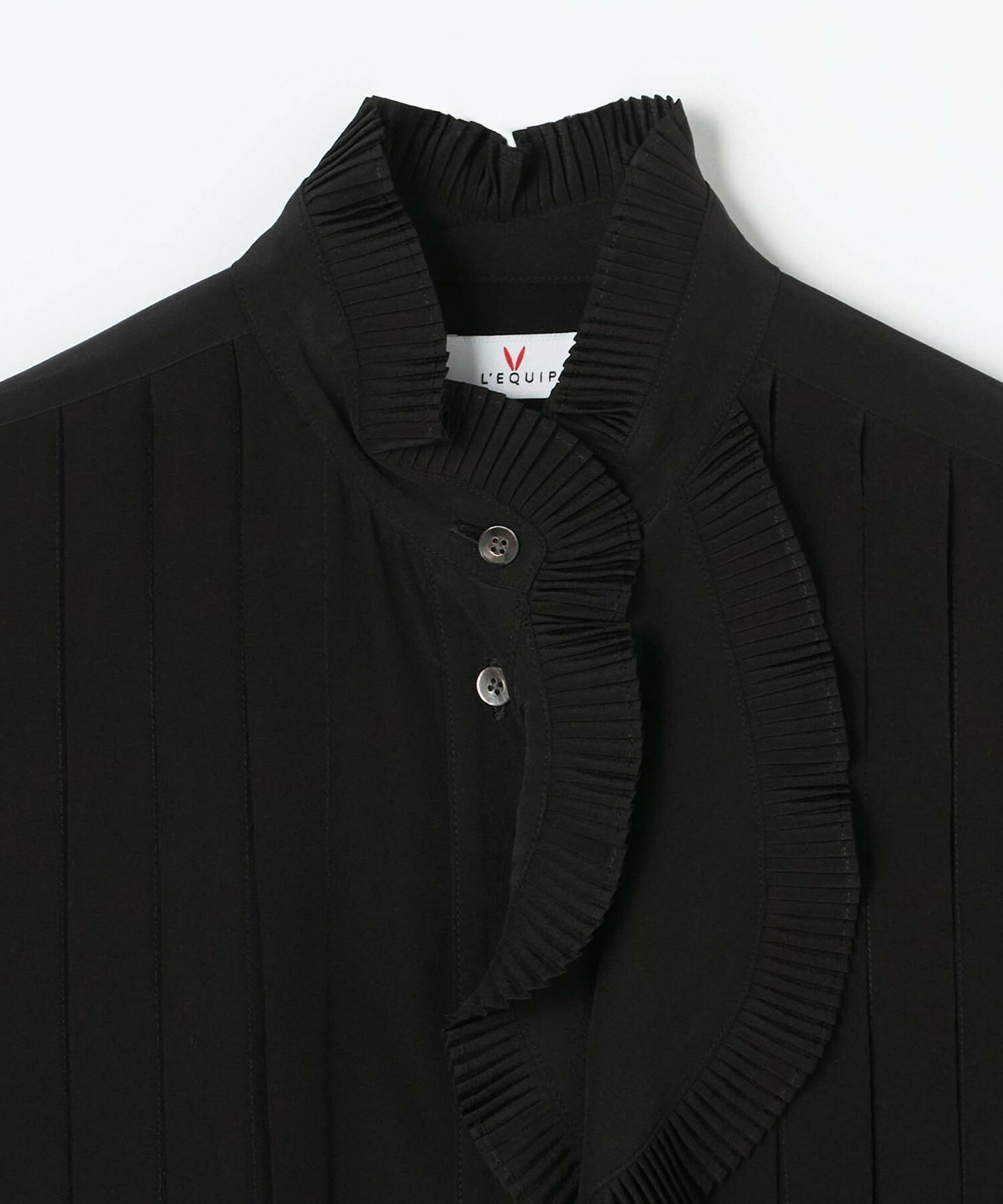 【COUTURIER】シルクデシン16匁ブラウス 詳細画像 ブラック 12