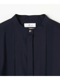 【COUTURIER】super120'sテクノストレッチブラウス 詳細画像 ネイビー 10