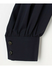 【COUTURIER】super120'sテクノストレッチブラウス 詳細画像 ネイビー 11