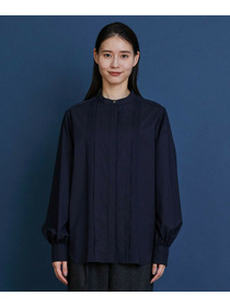 【COUTURIER】super120'sテクノストレッチブラウス 詳細画像 ネイビー 5