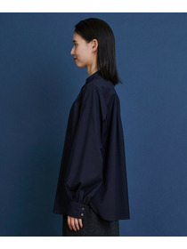 【COUTURIER】super120'sテクノストレッチブラウス 詳細画像 ネイビー 6