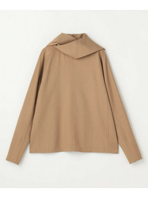 【COUTURIER】ピュアキャメルドレープブラウス 詳細画像 キャメル 13