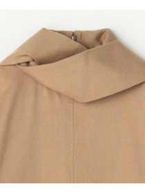 【COUTURIER】ピュアキャメルドレープブラウス 詳細画像 キャメル 15