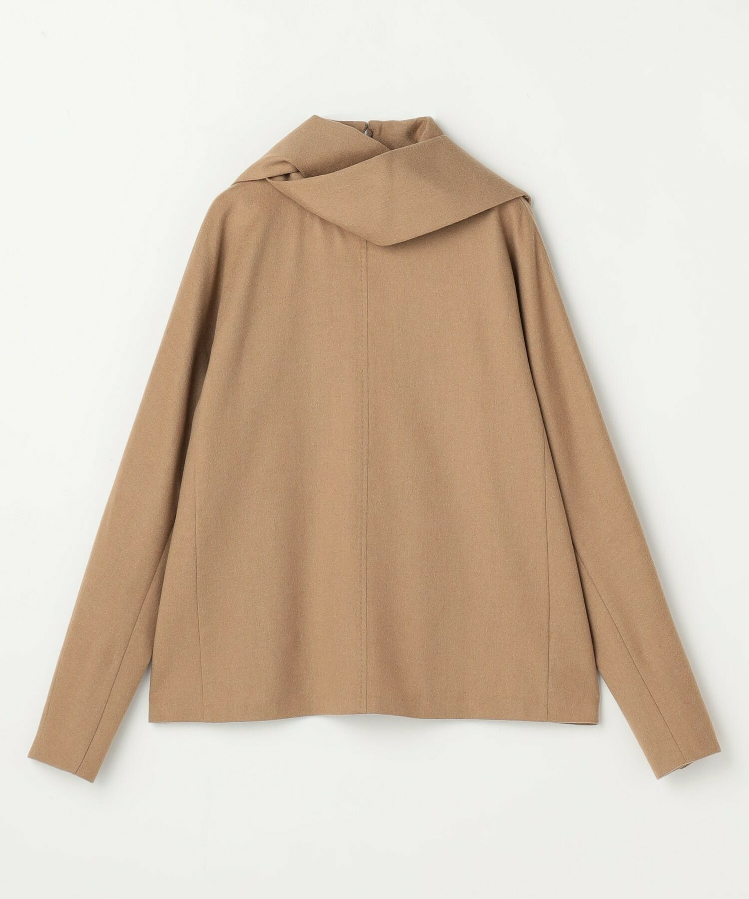 【COUTURIER】ピュアキャメルドレープブラウス 詳細画像 キャメル 13