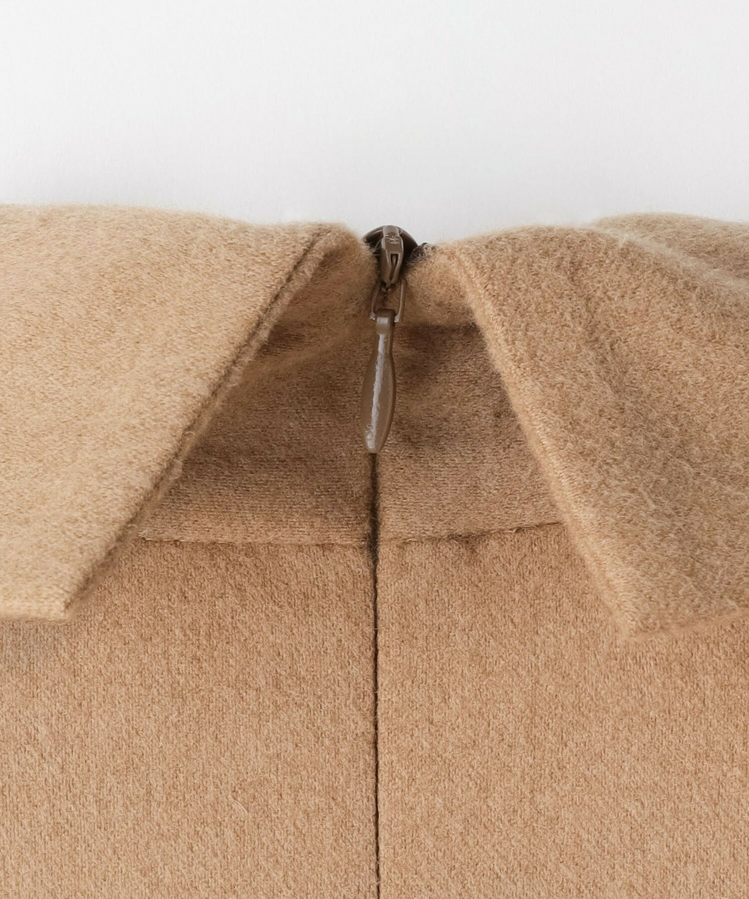 【COUTURIER】ピュアキャメルドレープブラウス 詳細画像 キャメル 16