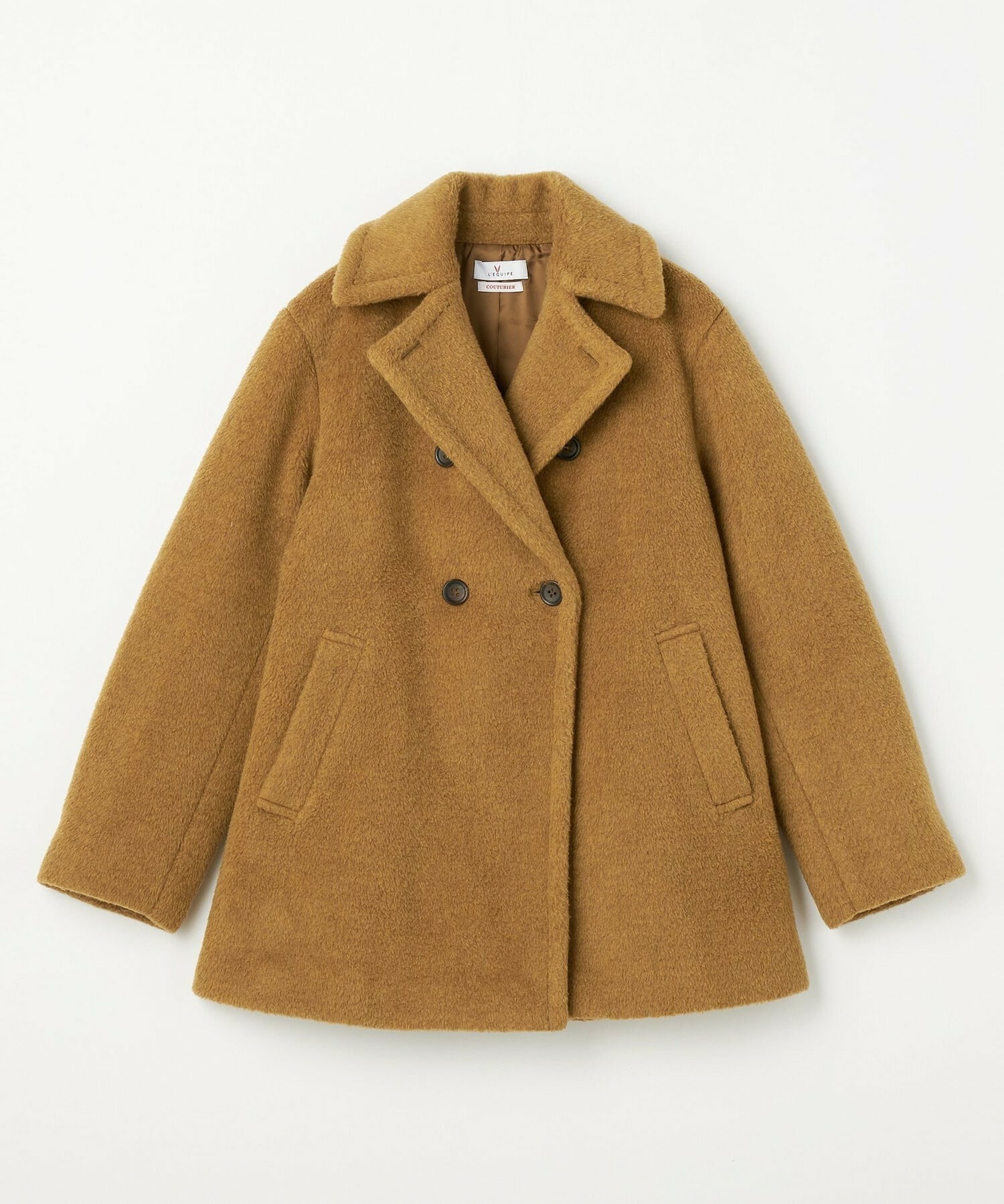 【COUTURIER】Super170'sウール＆カシミヤコート 詳細画像 キャメル 10