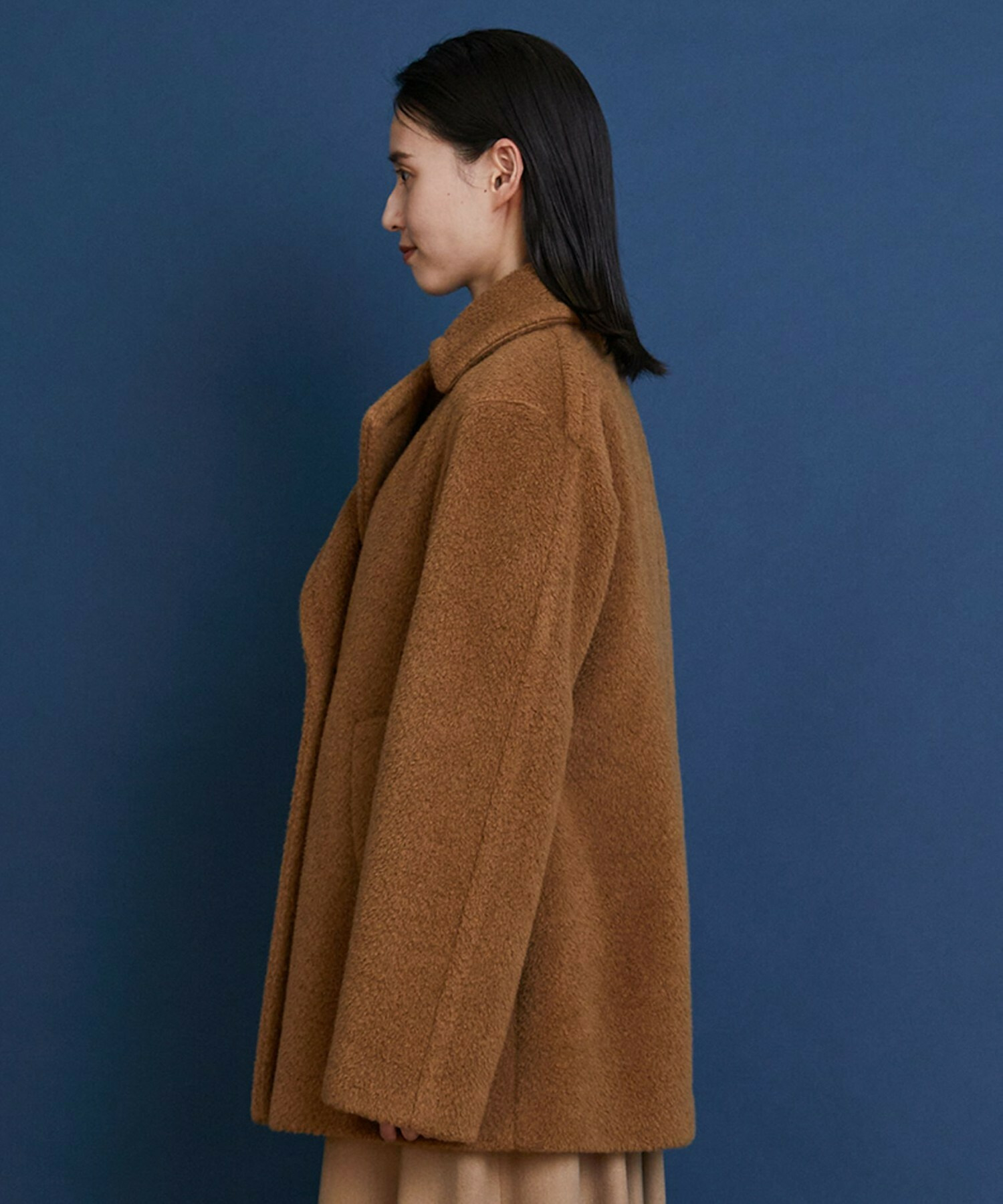 【COUTURIER】Super170'sウール＆カシミヤコート 詳細画像 キャメル 8