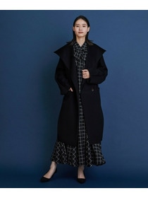 【COUTURIER】ピュアカシミヤロングコート 詳細画像 ブラック 1