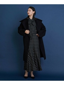 【COUTURIER】ピュアカシミヤロングコート 詳細画像 ブラック 2