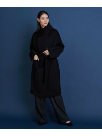 【COUTURIER】ピュアカシミヤロングコート 詳細画像 ブラック 4