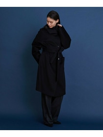 【COUTURIER】ピュアカシミヤロングコート 詳細画像 ブラック 5