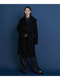 【COUTURIER】ピュアカシミヤロングコート 詳細画像 ブラック 7