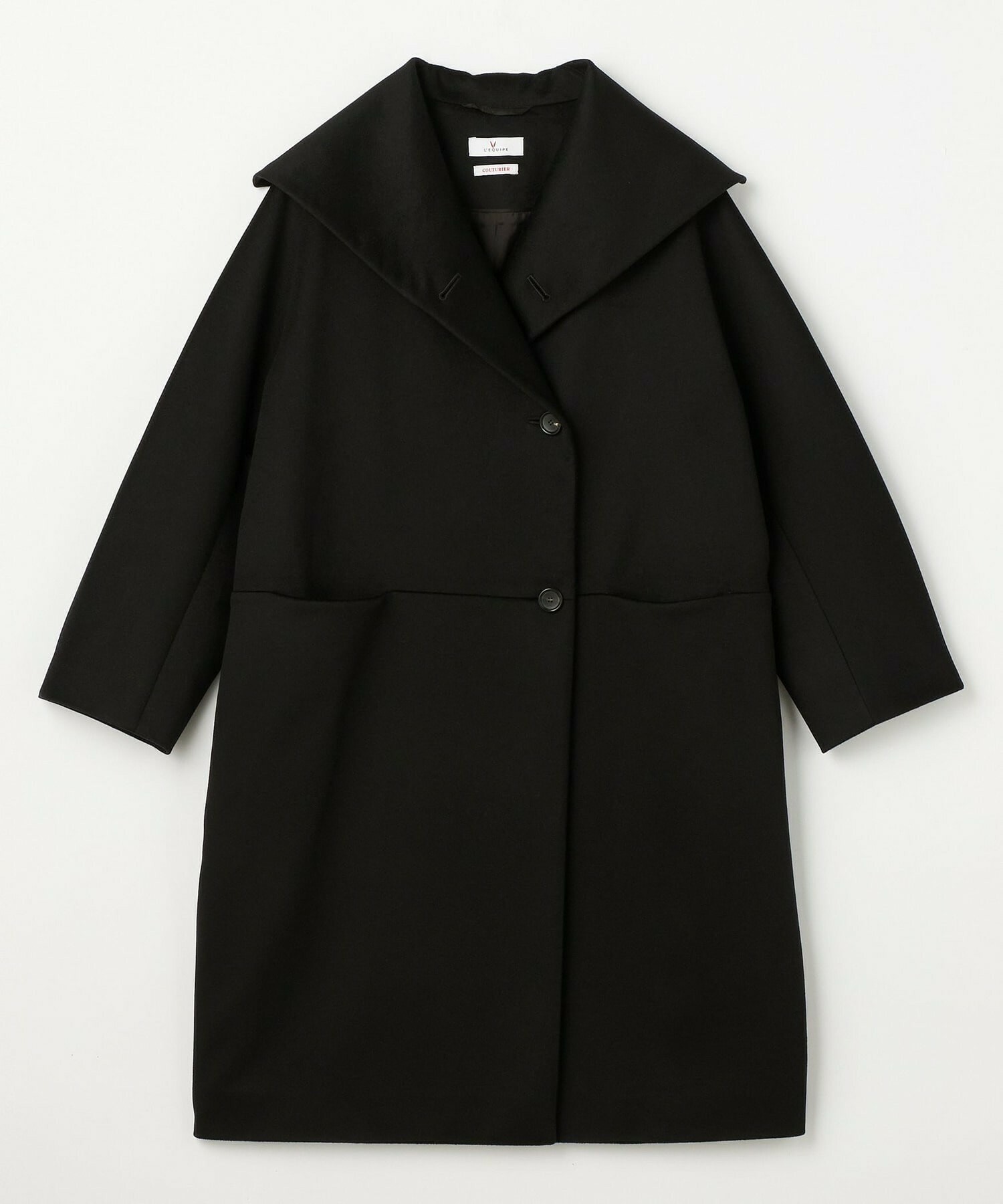 【COUTURIER】ピュアカシミヤロングコート 詳細画像 ブラック 13