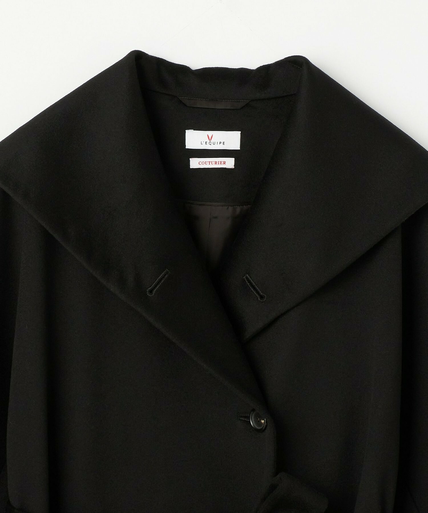 【COUTURIER】ピュアカシミヤロングコート 詳細画像 ブラック 14