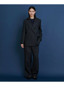 【COUTURIER】ウールカシミヤテーラードジャケット 詳細画像 チャコールグレー 1