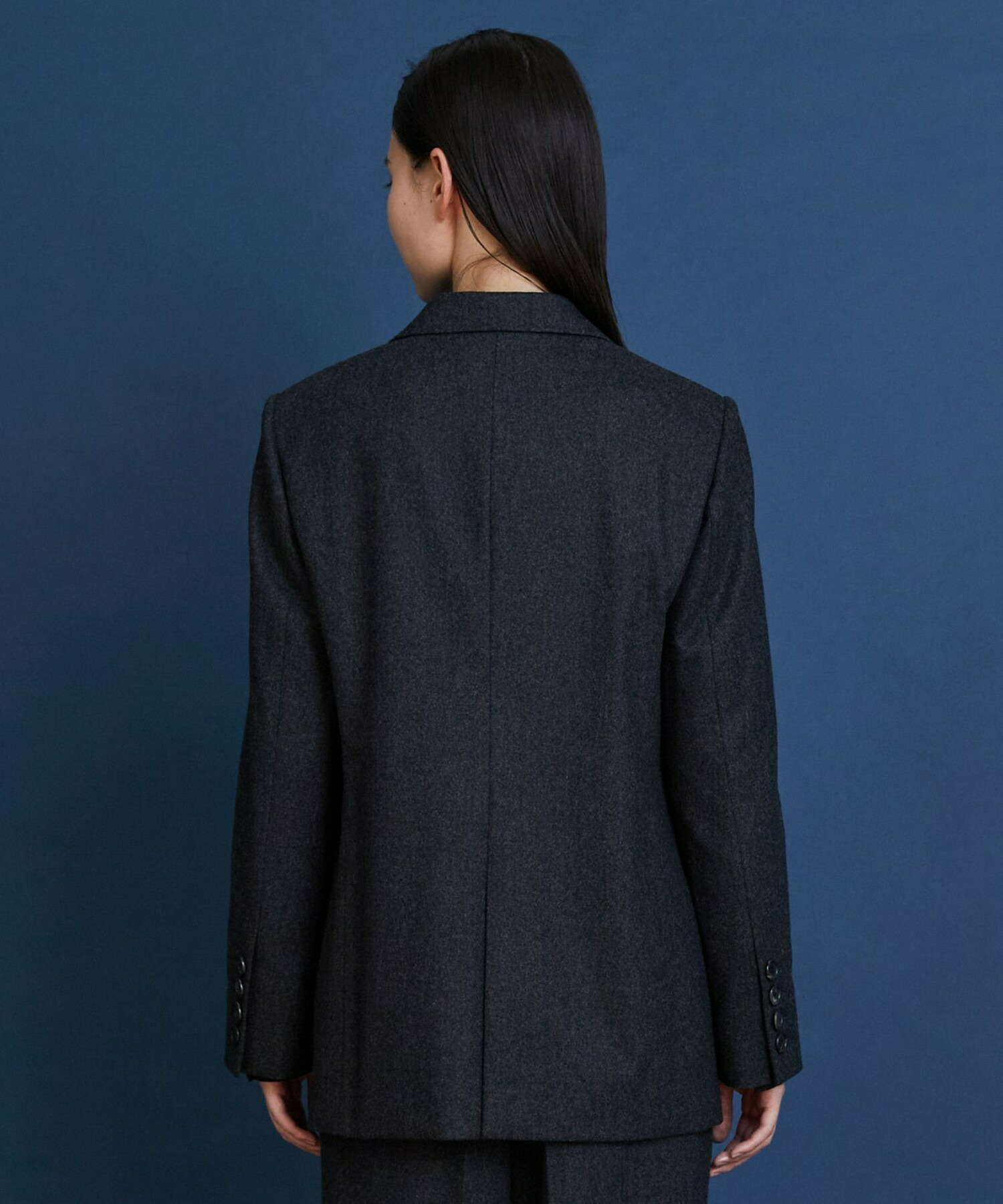 【COUTURIER】ウールカシミヤテーラードジャケット 詳細画像 チャコールグレー 17