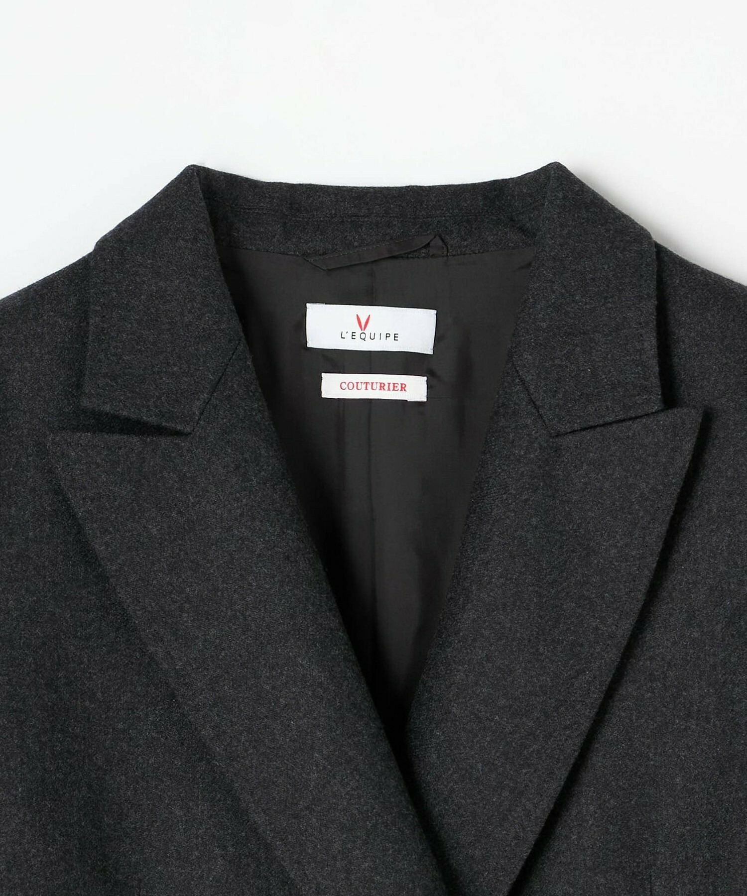 【COUTURIER】ウールカシミヤテーラードジャケット 詳細画像 チャコールグレー 21