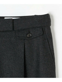 【COUTURIER】ウールカシミヤストレートパンツ 詳細画像 チャコールグレー 22