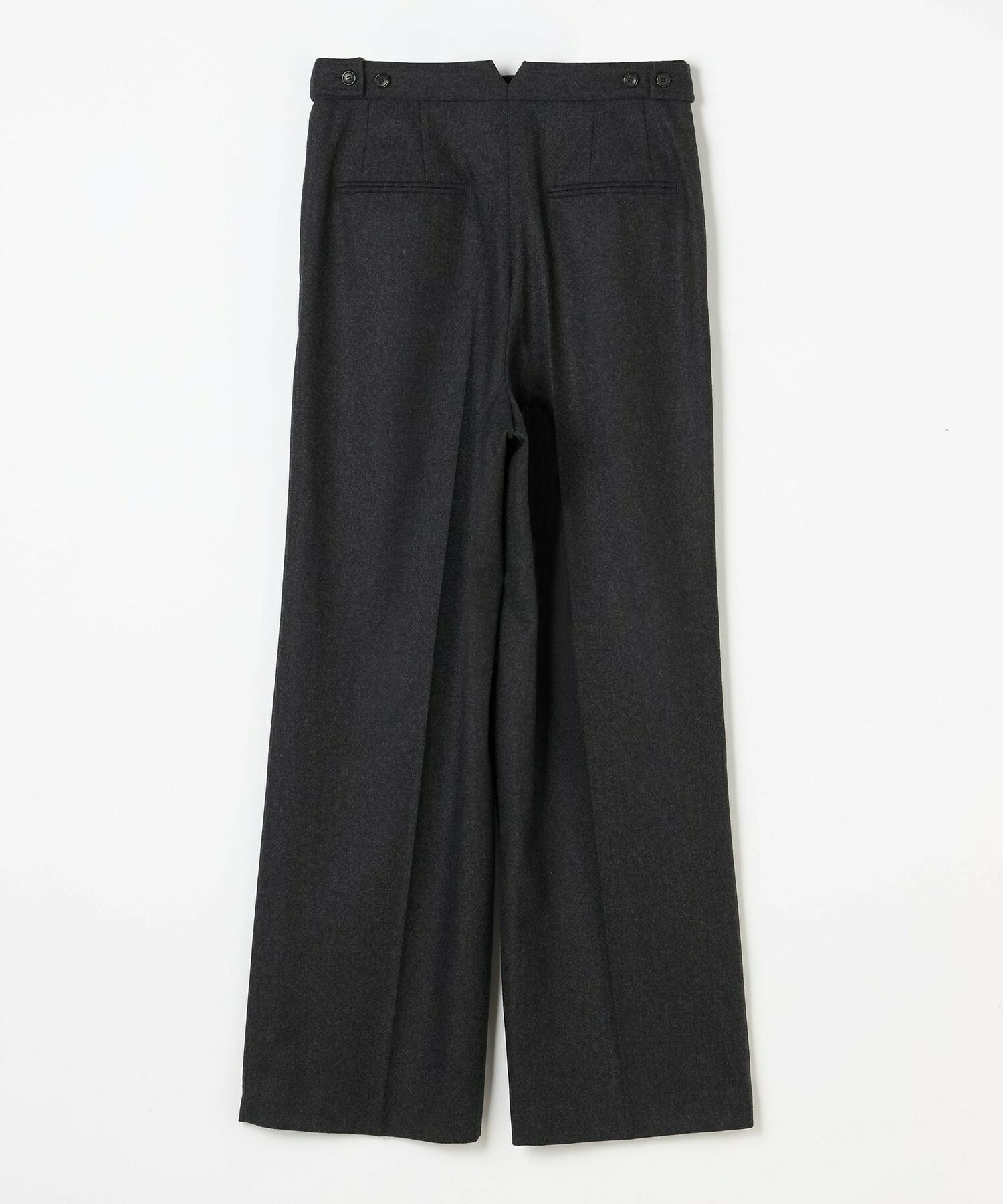【COUTURIER】ウールカシミヤストレートパンツ 詳細画像 チャコールグレー 20