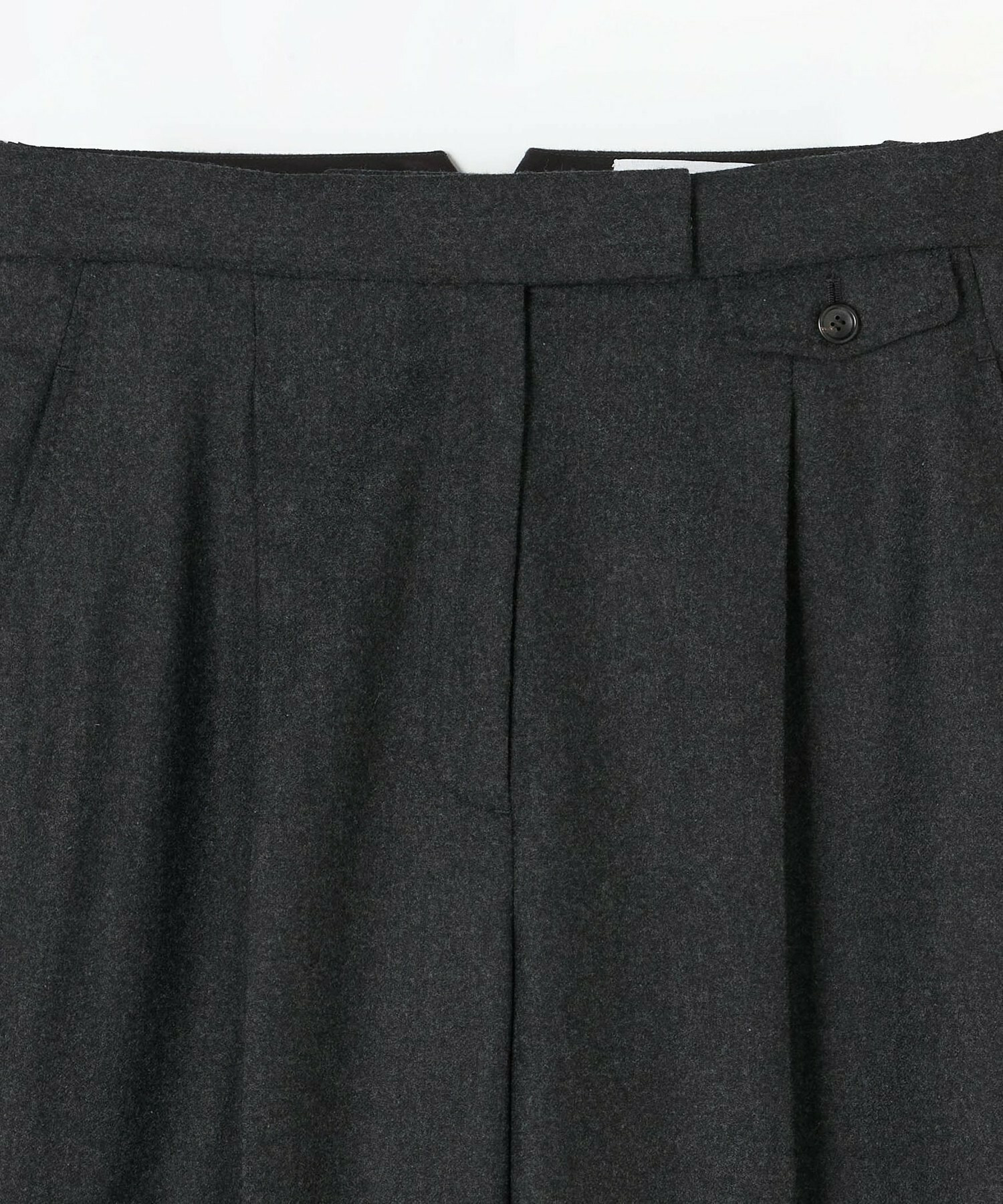 【COUTURIER】ウールカシミヤストレートパンツ 詳細画像 チャコールグレー 21