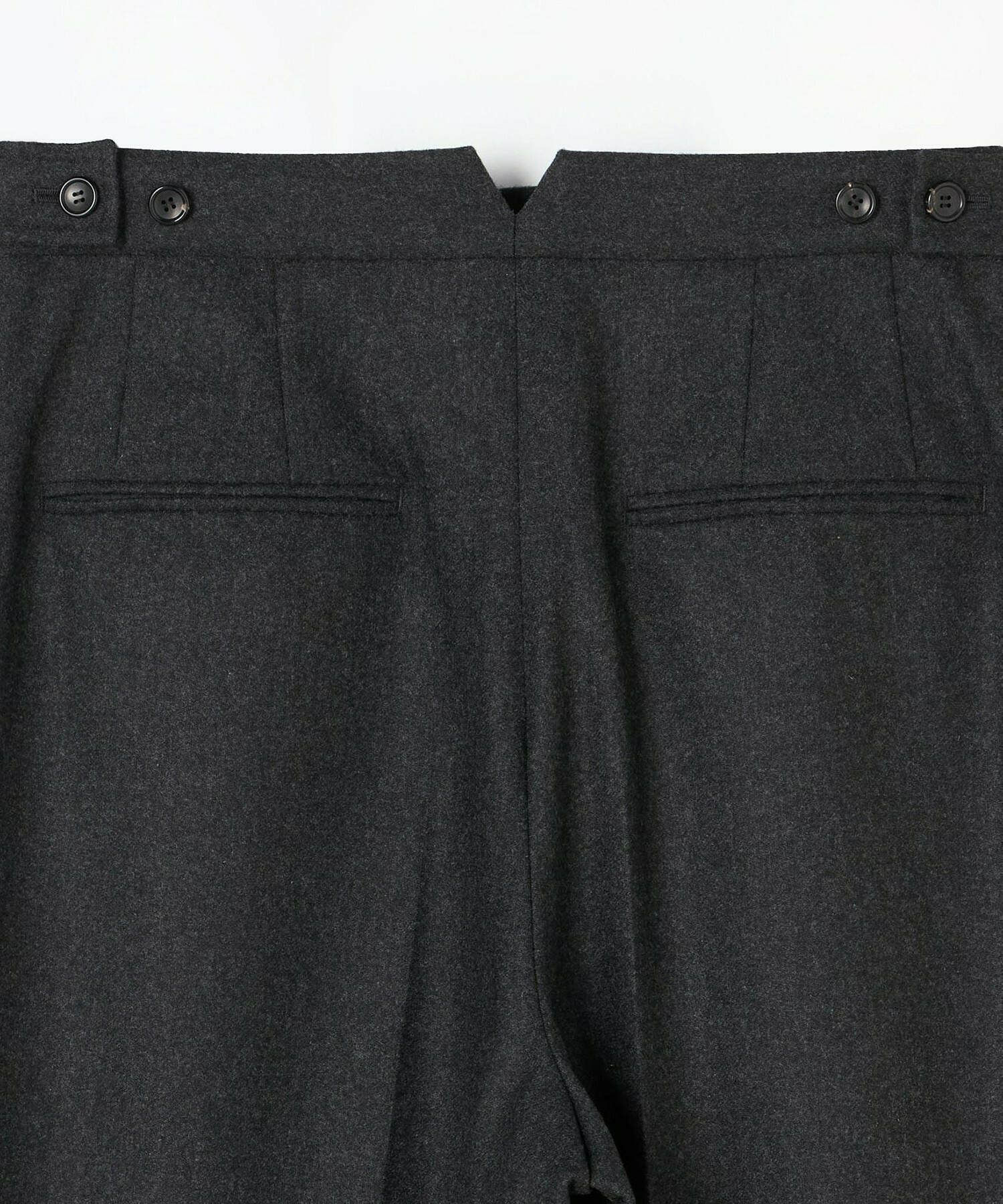 【COUTURIER】ウールカシミヤストレートパンツ 詳細画像 チャコールグレー 23