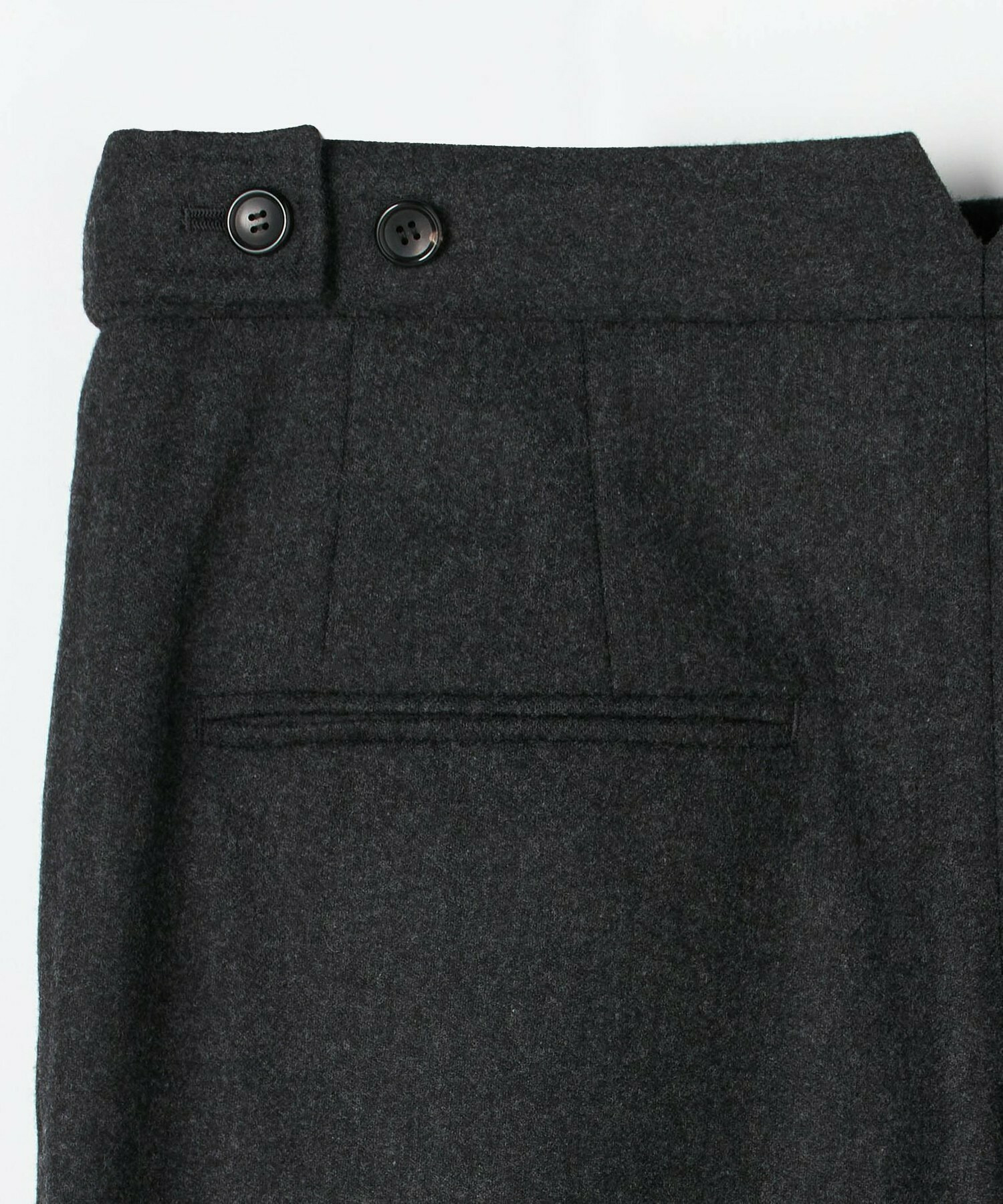 【COUTURIER】ウールカシミヤストレートパンツ 詳細画像 チャコールグレー 24