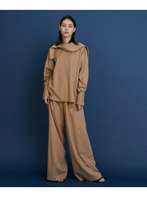 【COUTURIER】ピュアキャメルワイドパンツ 詳細画像 キャメル 2