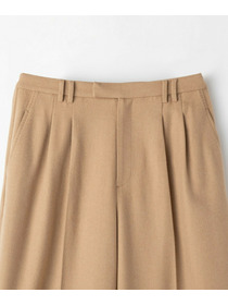 【COUTURIER】ピュアキャメルワイドパンツ 詳細画像 キャメル 8