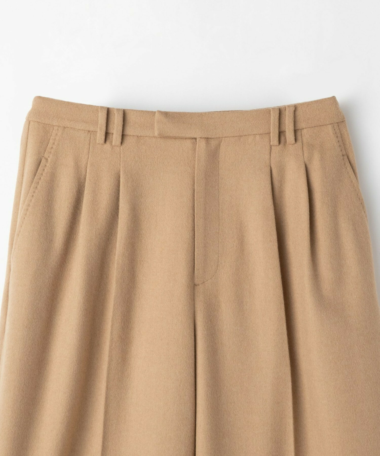 【COUTURIER】ピュアキャメルワイドパンツ 詳細画像 キャメル 8