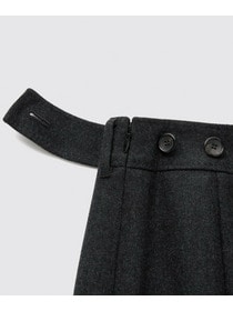 【COUTURIER】ウールカシミヤスカート 詳細画像 チャコールグレー 13