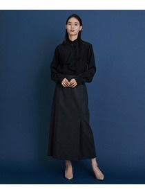 【COUTURIER】ウールカシミヤスカート 詳細画像 チャコールグレー 2