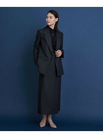 【COUTURIER】ウールカシミヤスカート 詳細画像 チャコールグレー 5