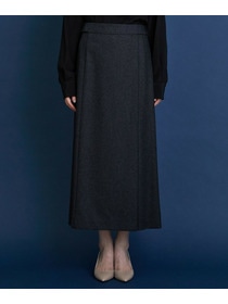 【COUTURIER】ウールカシミヤスカート 詳細画像 チャコールグレー 7