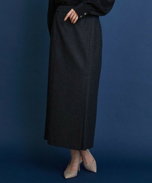 【COUTURIER】ウールカシミヤスカート 詳細画像 チャコールグレー 1