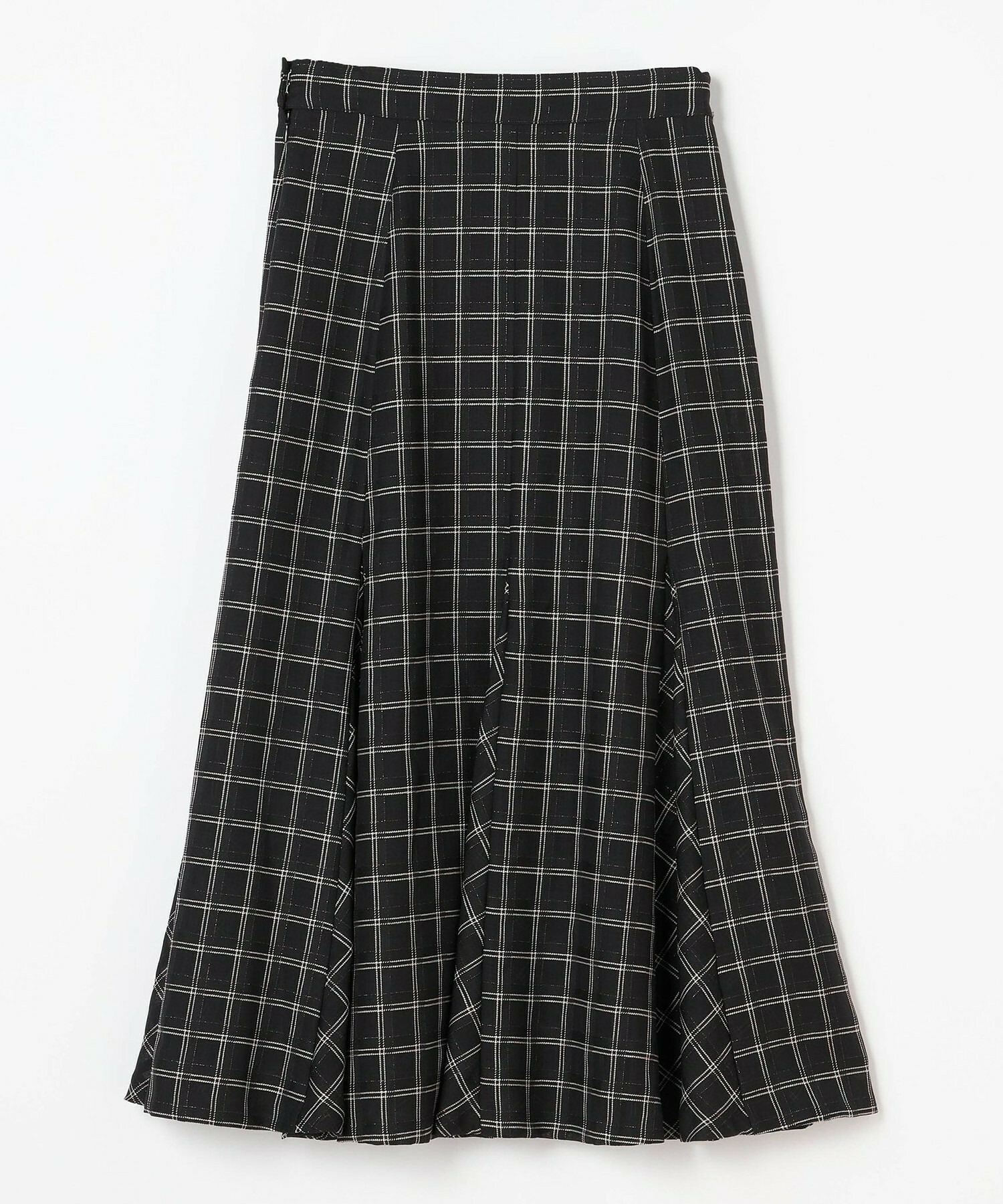 【COUTURIER】ウールシアーチェックフレアスカート 詳細画像 ブラック 13